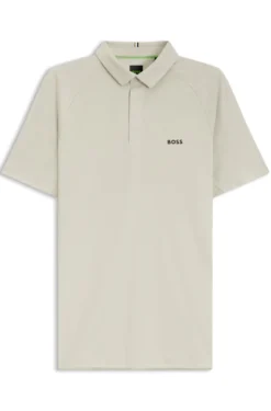 Active polo shirt with moisture management