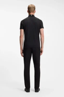 Active polo shirt with moisture management