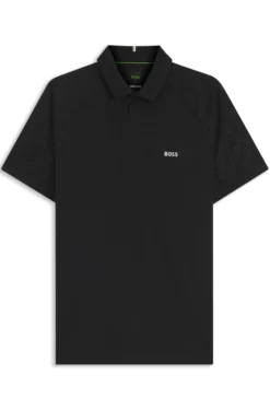 Active polo shirt with moisture management