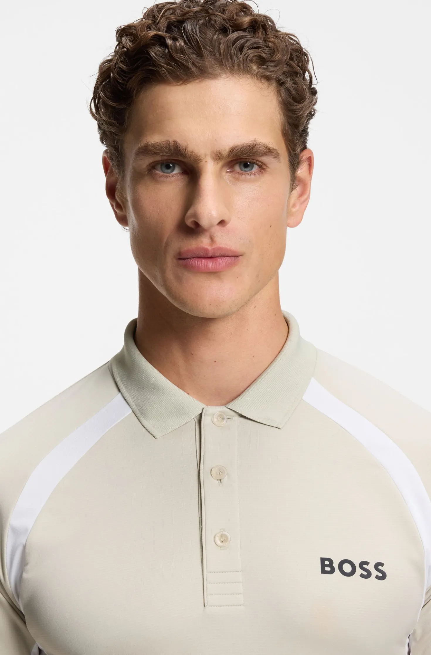Active Quick-dry slim-fit polo shirt in stretch fabric