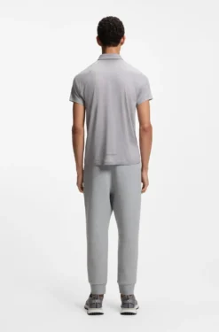Active slim-fit polo shirt with thermoregulating performance