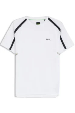 Active Slim-fit T-shirt in stretch fabric with contrast inserts