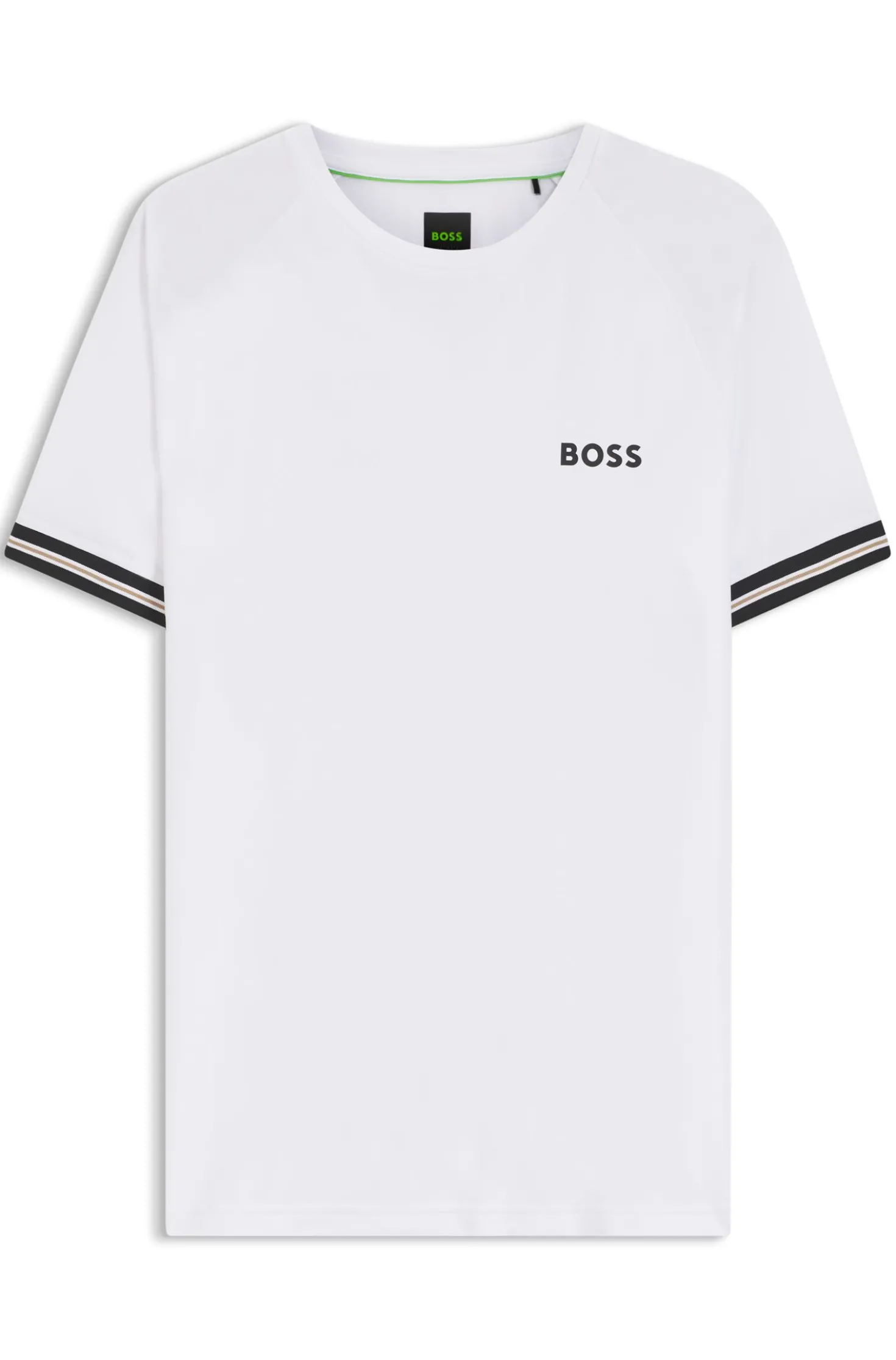 Active slim-fit T-shirt with tennis-ball embossing