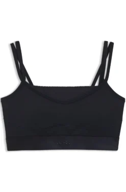 Active sports top with mesh insert