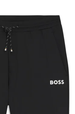 Active Stretch-gabardine tracksuit bottoms with zipped hems