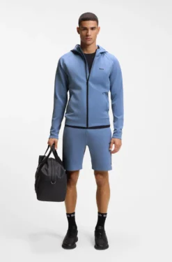 Active Zip-up hoodie with reflective branding