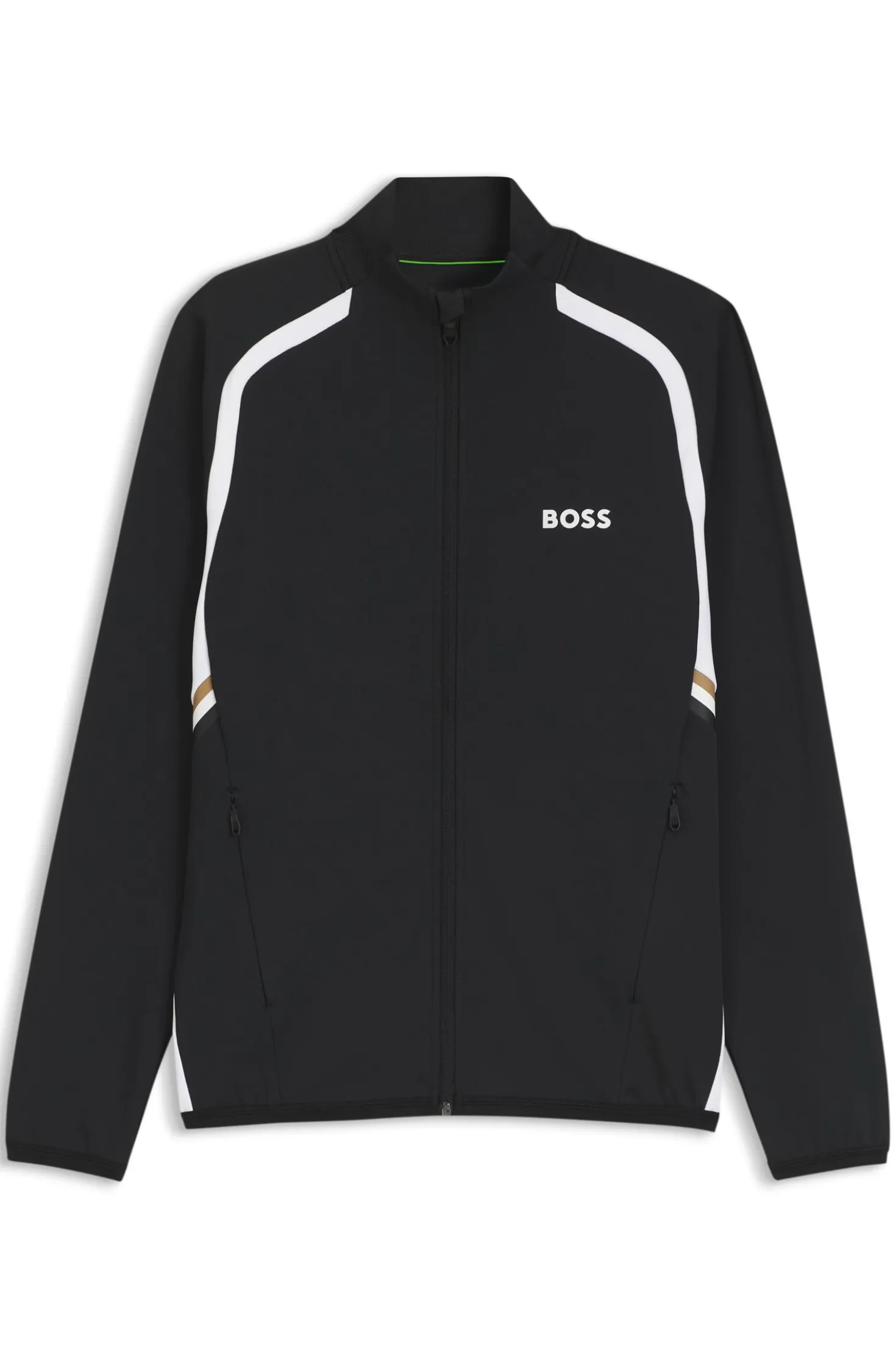 Active Zip-up sweatshirt with temperature-regulating performance