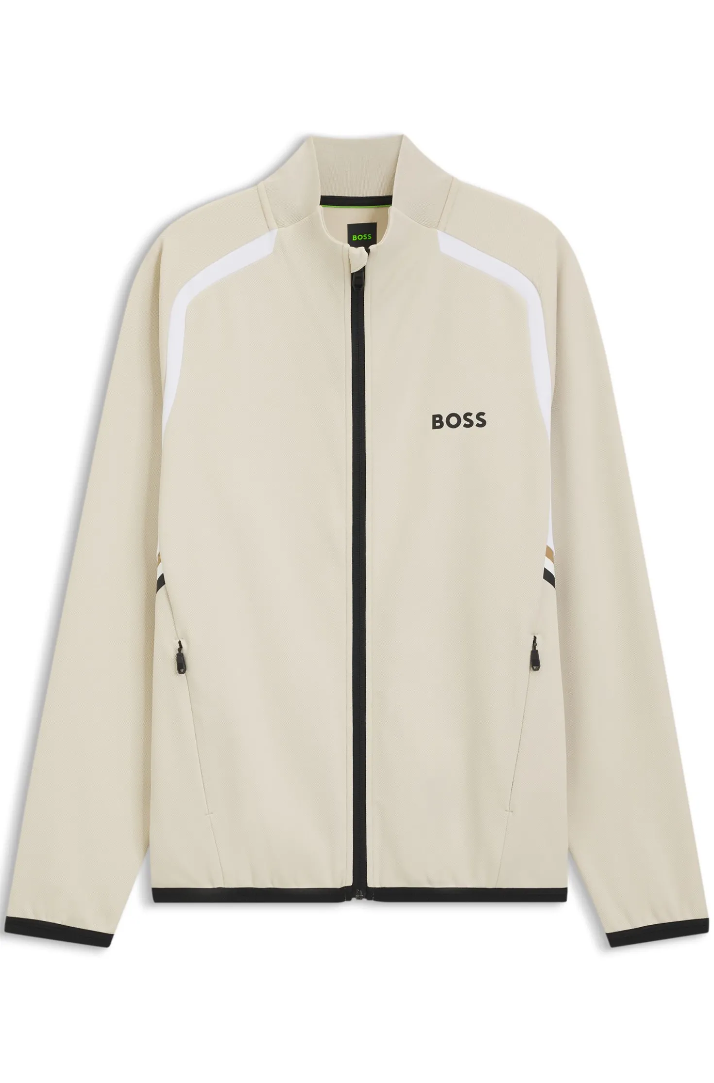 Active Zip-up sweatshirt with temperature-regulating performance