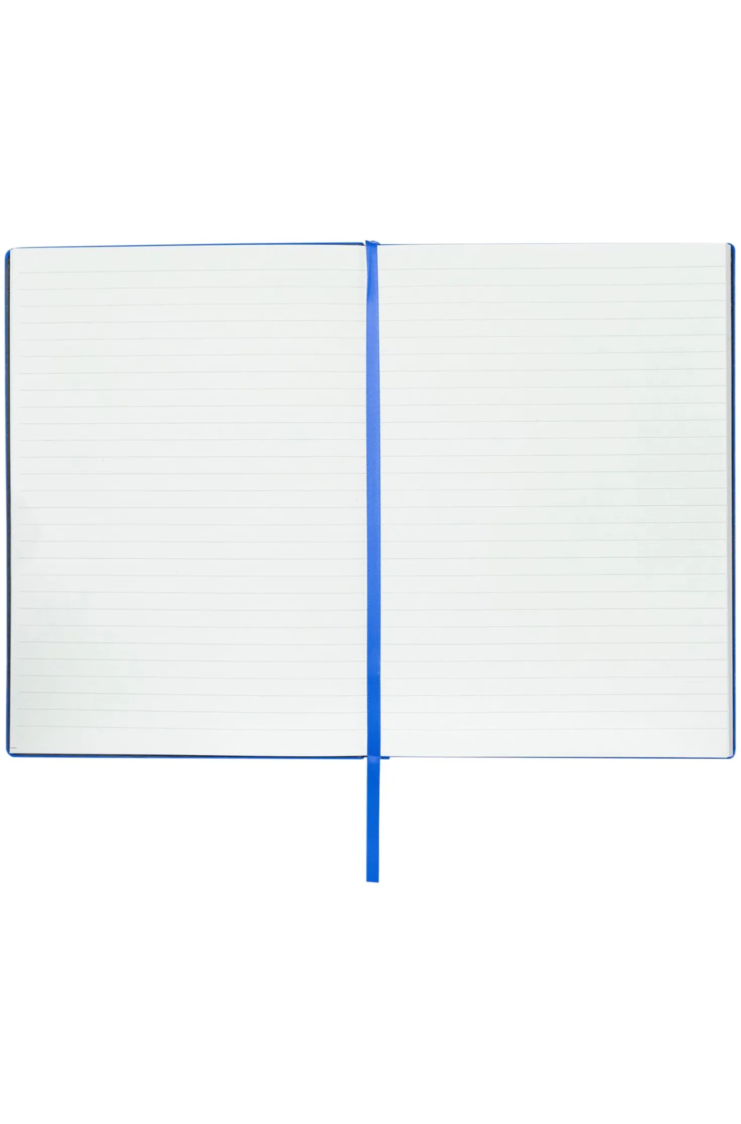 A5 notebook in blue faux leather