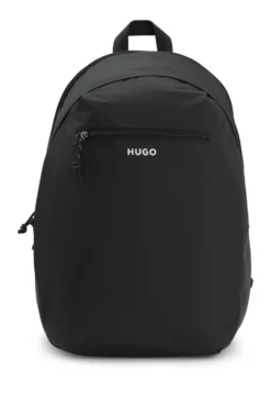 Backpack with contrast logo