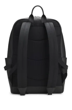 Backpack with foil-print logo