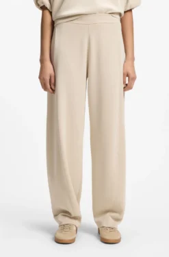 Balloon-fit tracksuit bottoms with logo embroidery