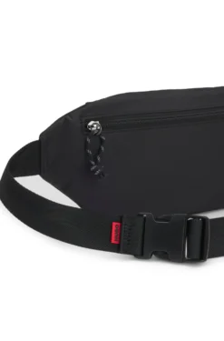 Belt bag with contrast logo detail