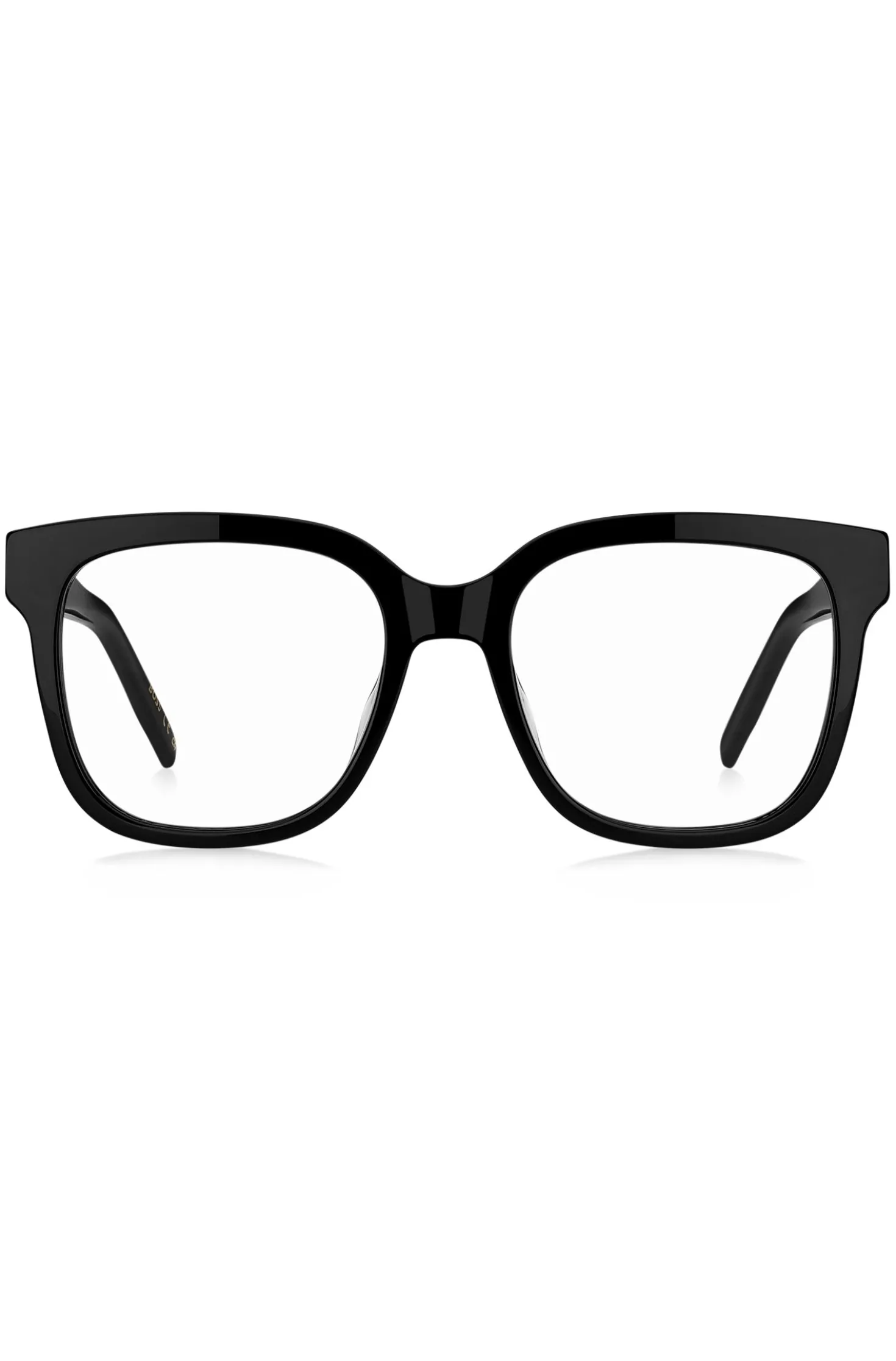 Black-acetate optical frames with Double B monogram