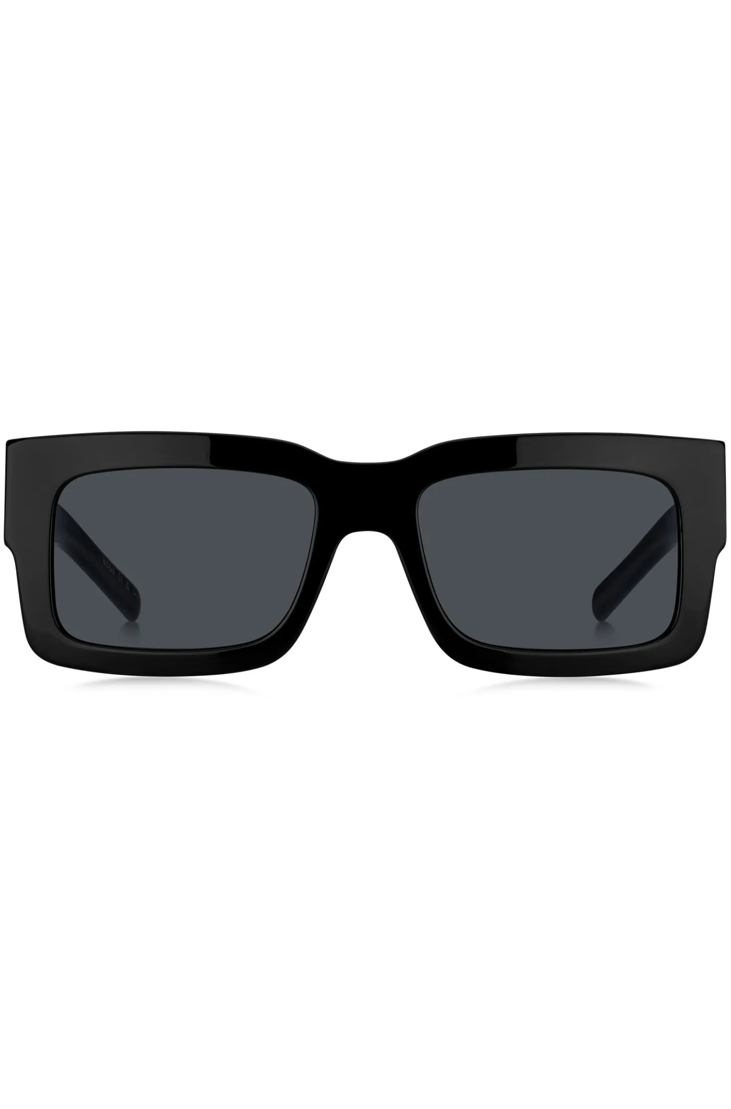 Black-acetate sunglasses with Double B monogram