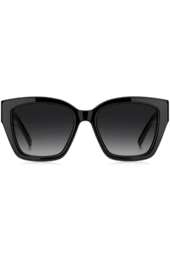 Black-acetate sunglasses with Double B monogram