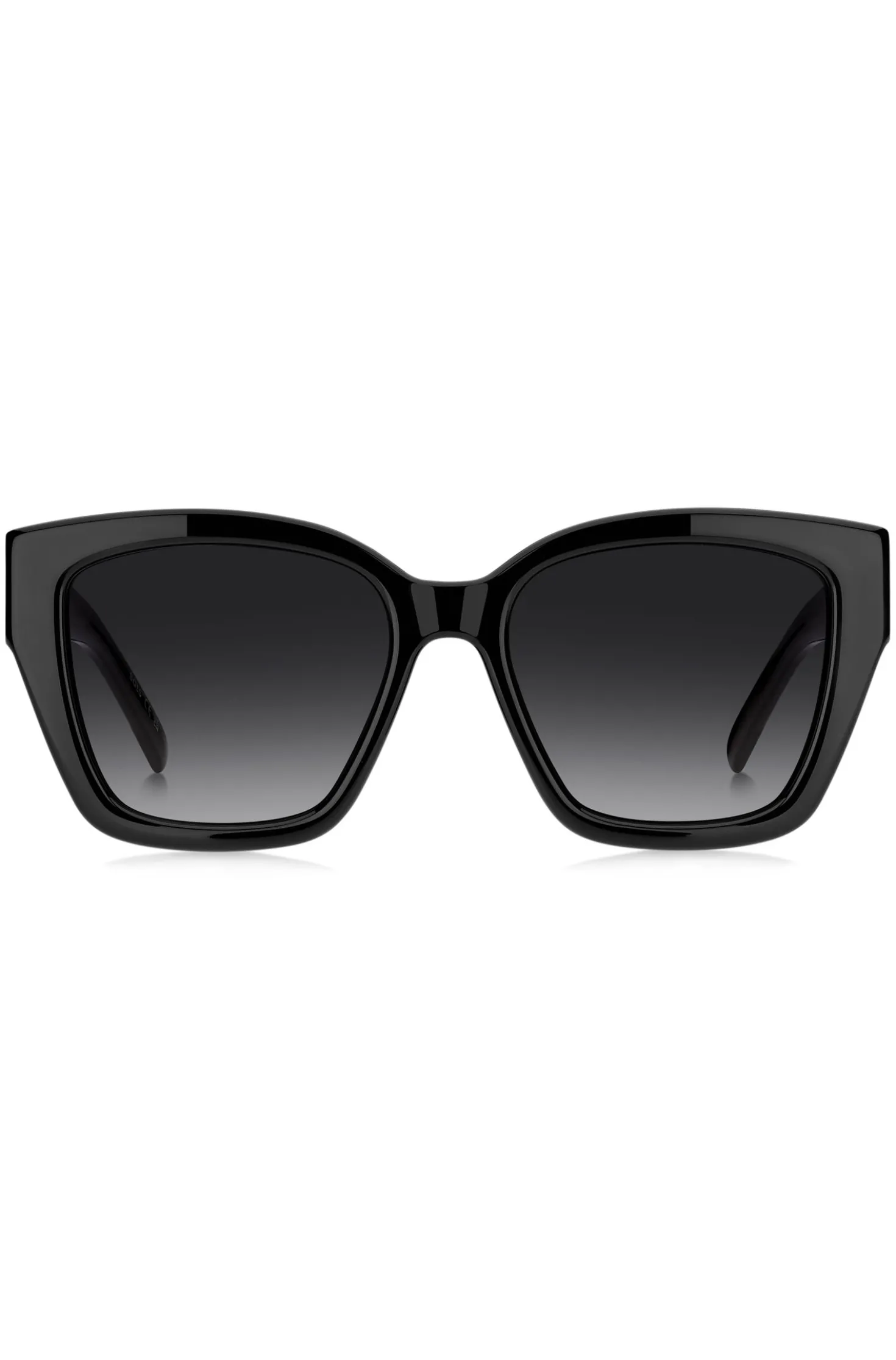 Black-acetate sunglasses with Double B monogram