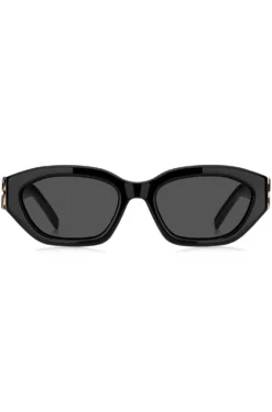 Black-acetate sunglasses with Double B monogram