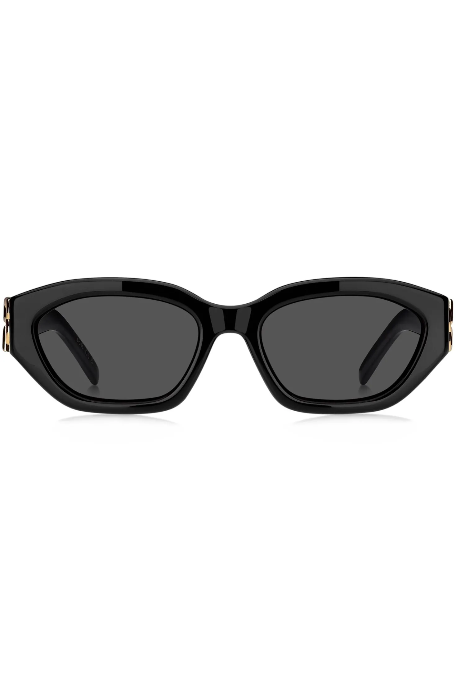 Black-acetate sunglasses with Double B monogram