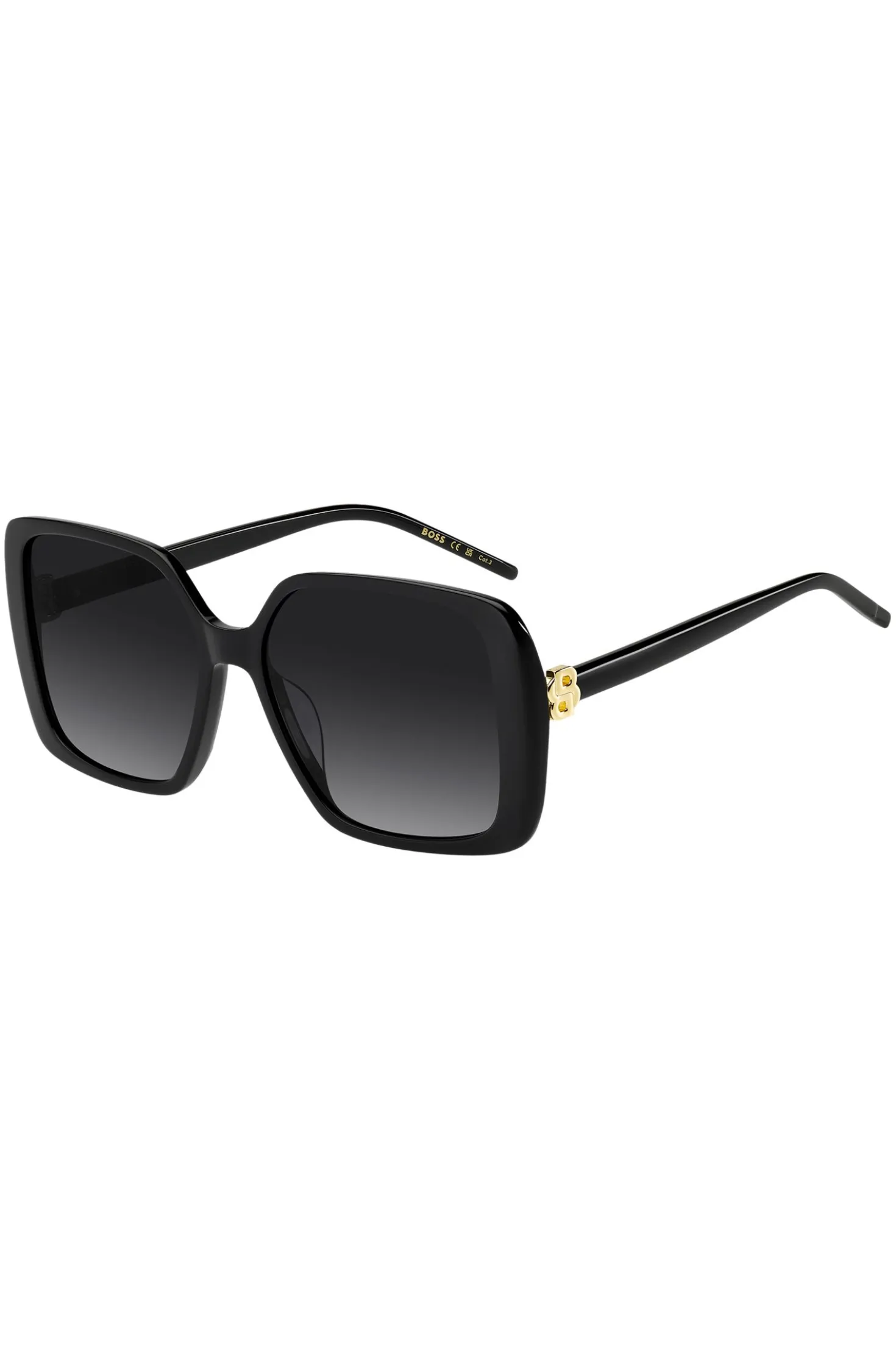 Black sunglasses with Double B monogram