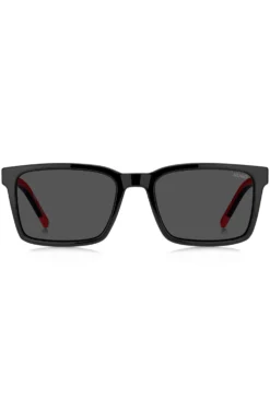Black sunglasses with patterned temples