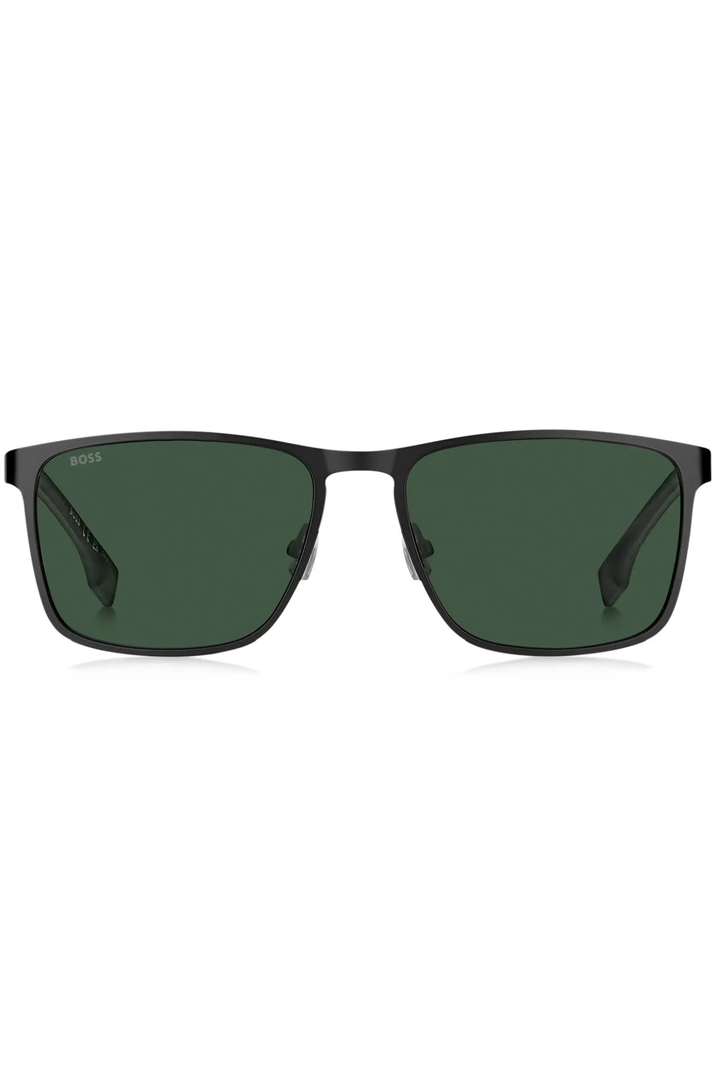 Black sunglasses with rubber temples