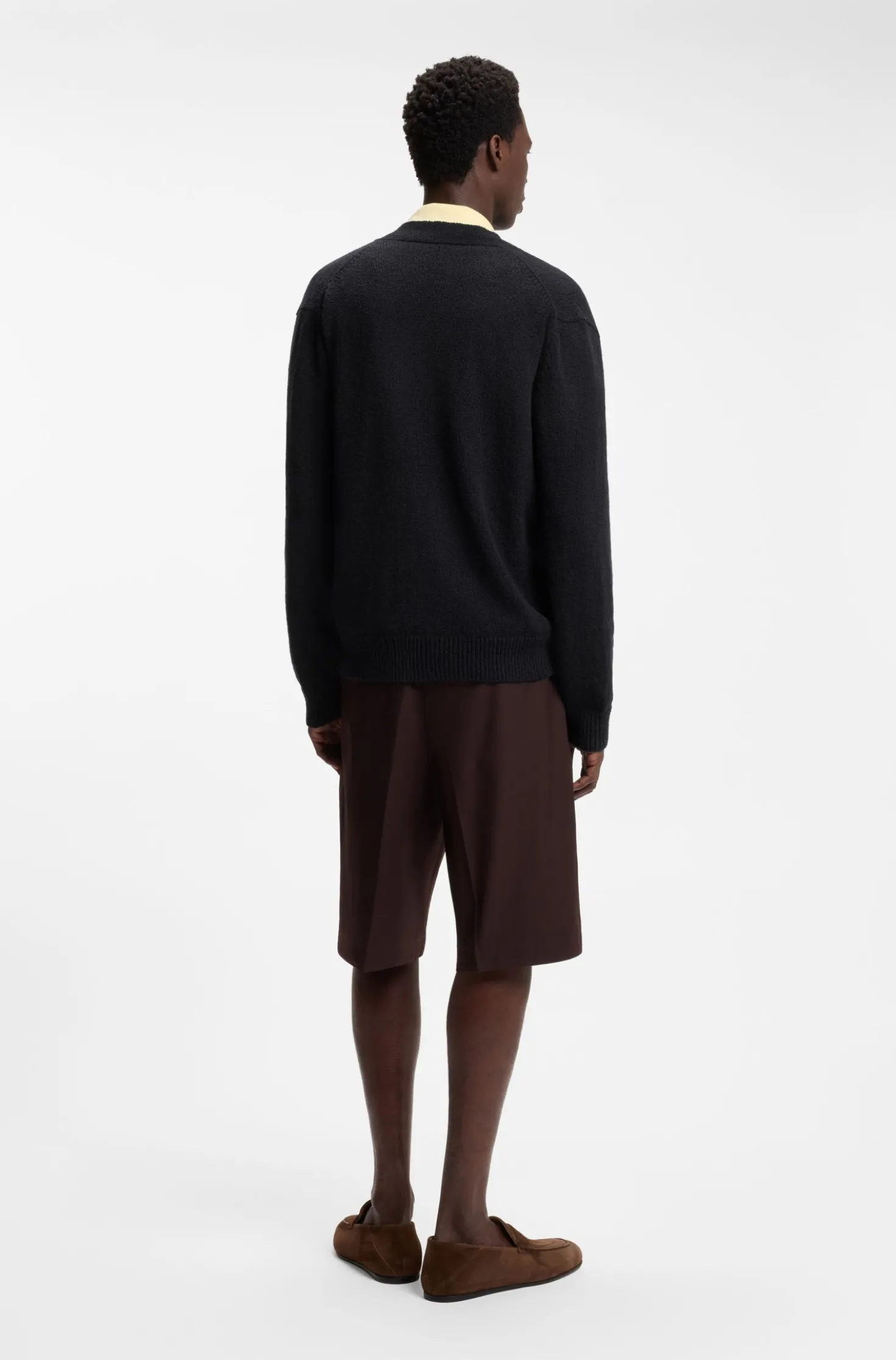BOSS BY BECKHAM cardigan in a cotton blend