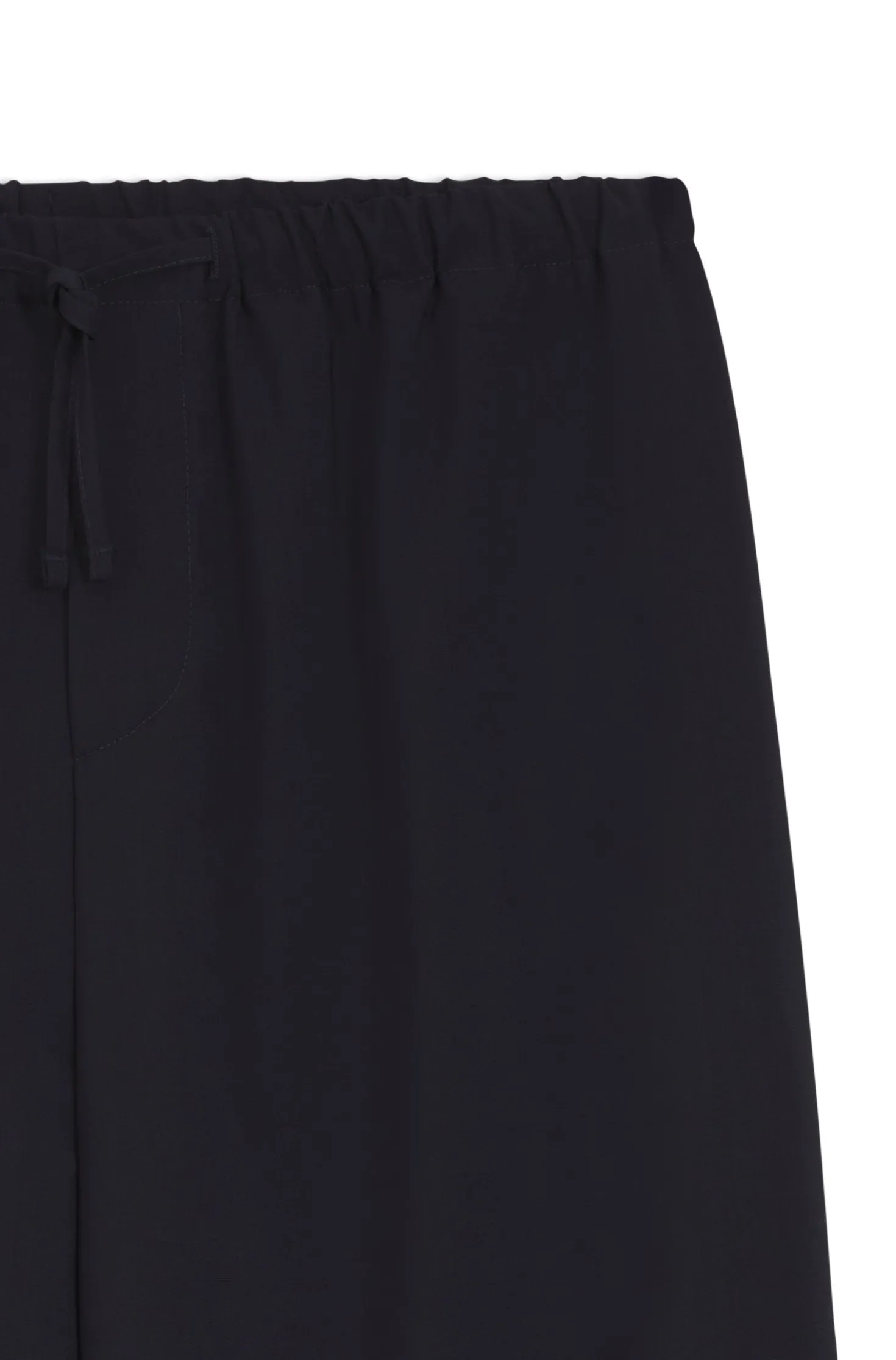 BOSS BY BECKHAM drawstring trousers in virgin wool