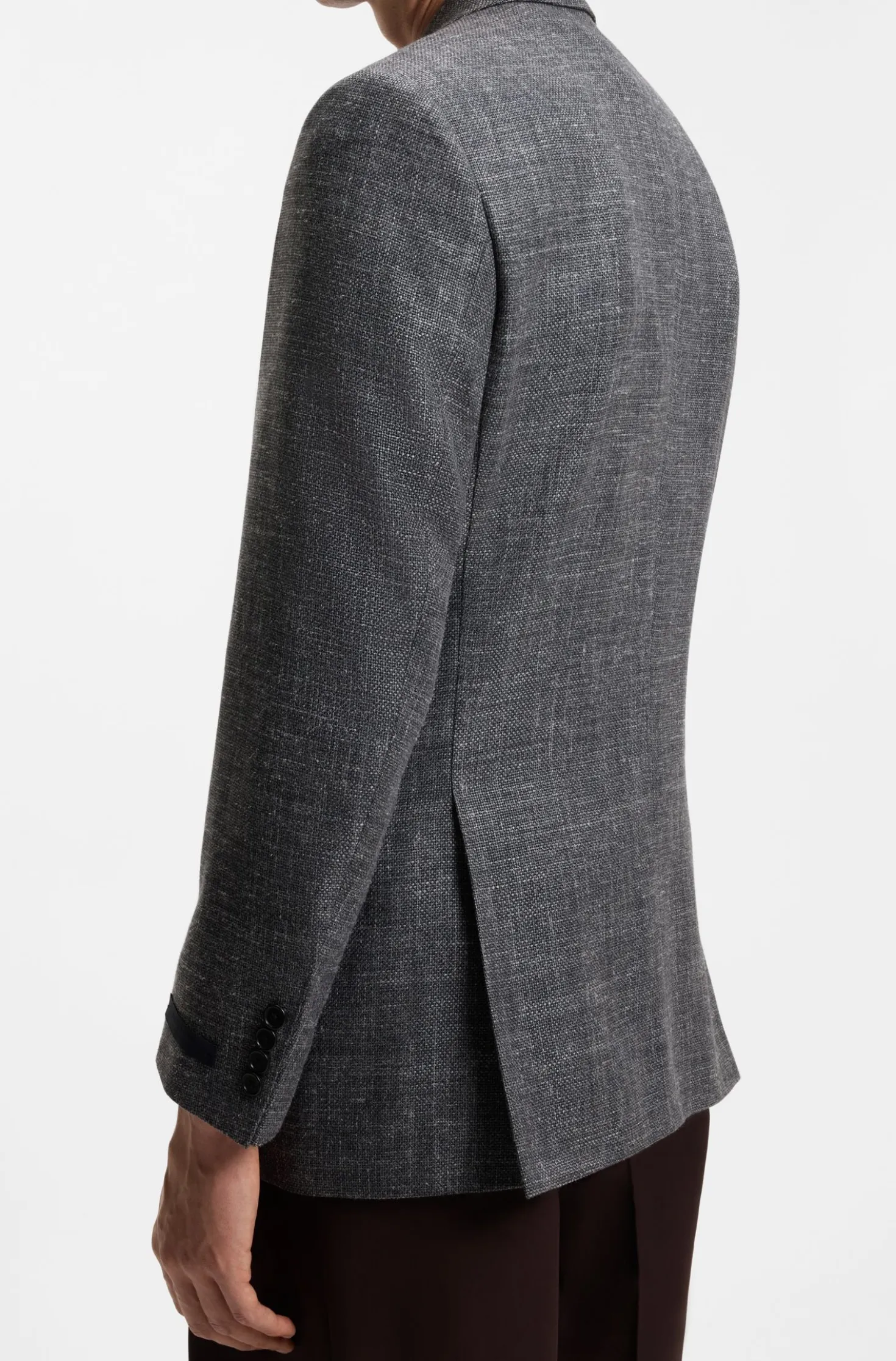 BOSS BY BECKHAM jacket in wool, silk, linen and cashmere