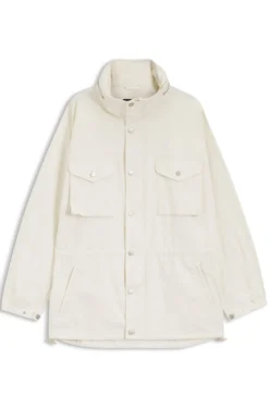 BOSS BY BECKHAM parka jacket in cotton