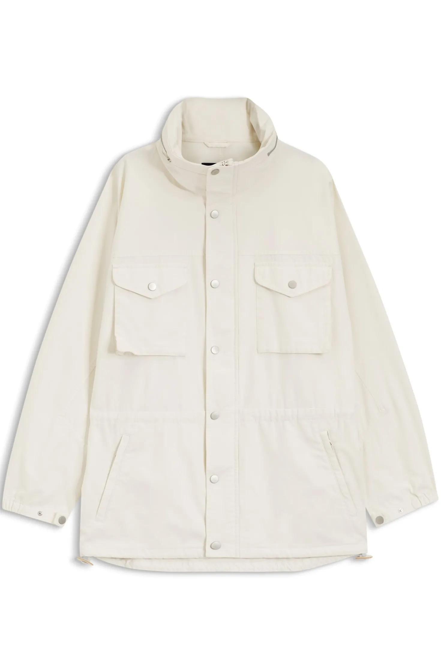 BOSS BY BECKHAM parka jacket in cotton