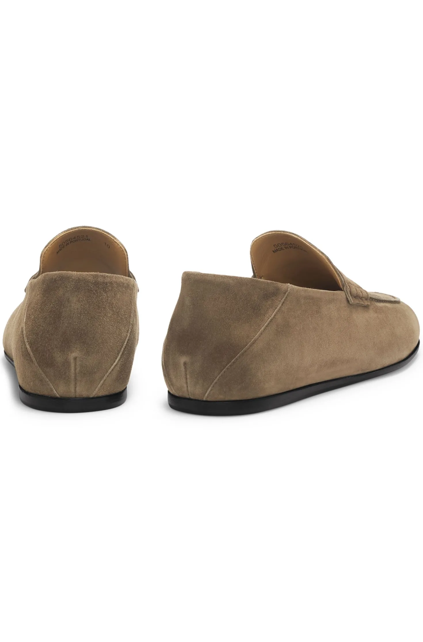 BOSS BY BECKHAM penny loafers in suede
