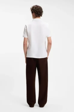 BOSS BY BECKHAM polo shirt in cotton and silk