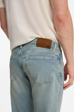 BOSS BY BECKHAM slim-fit jeans in blue stretch denim