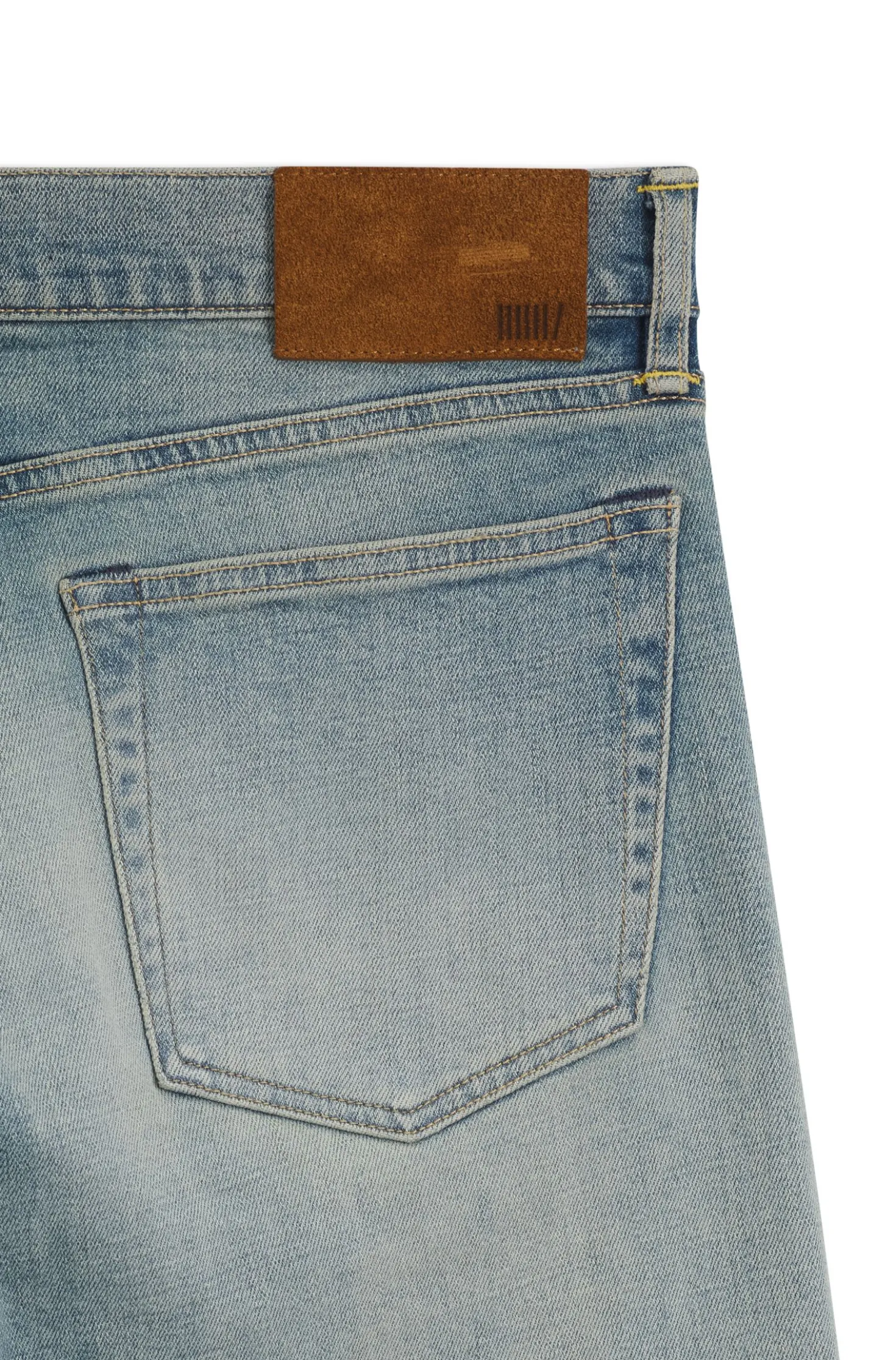 BOSS BY BECKHAM slim-fit jeans in blue stretch denim