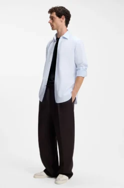 BOSS BY BECKHAM slim-fit shirt in cotton