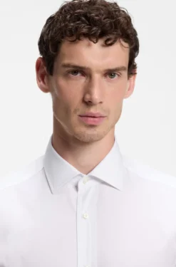 BOSS BY BECKHAM slim-fit shirt in cotton