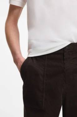 BOSS BY BECKHAM trousers in stretch-cotton corduroy