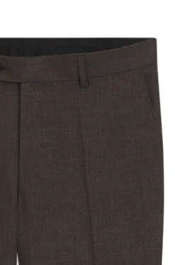 BOSS BY BECKHAM wool-blend slim-fit suit trousers