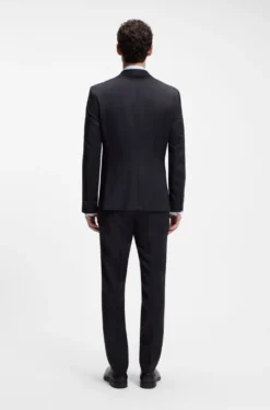 BOSS ONE Regular-fit suit jacket in virgin-wool serge