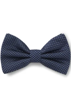 BOSS ONE Silk bow tie in micro-patterned jacquard