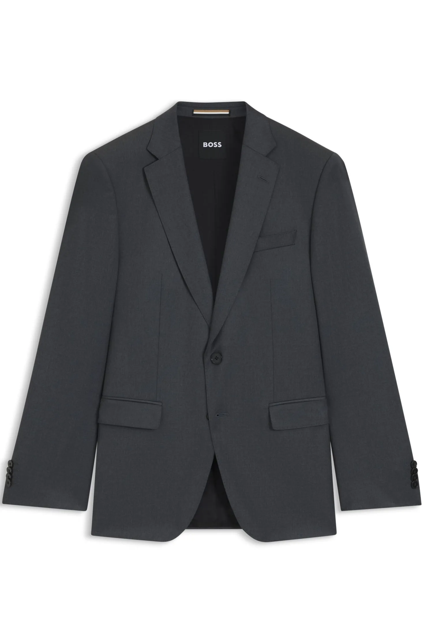 BOSS ONE Slim-fit suit jacket in virgin-wool serge
