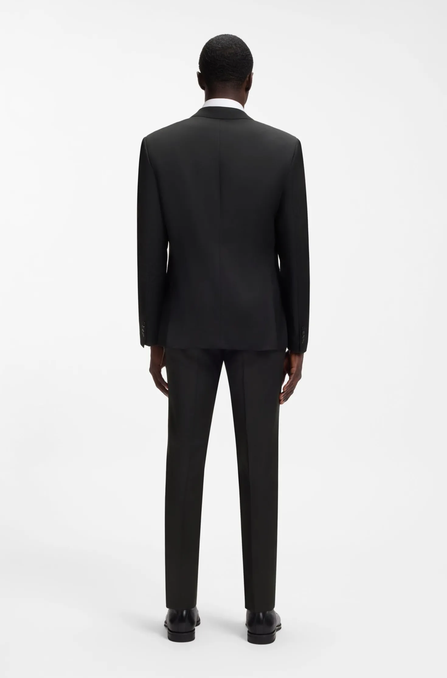 BOSS ONE Slim-fit suit jacket in virgin-wool serge