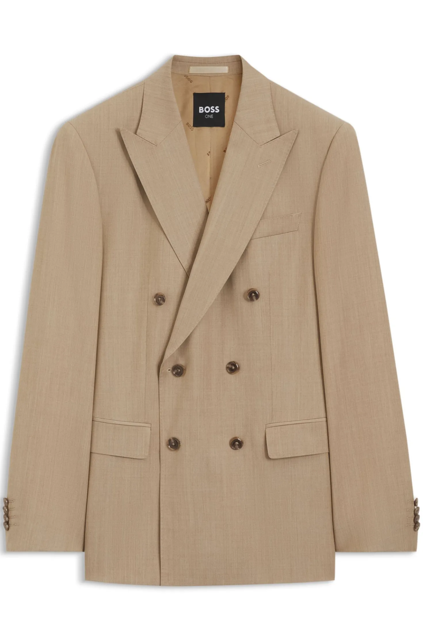 BOSS ONE slim-fit suit jacket in virgin wool