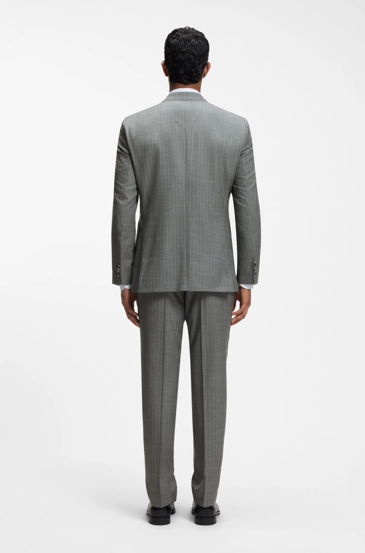 BOSS ONE Two-piece regular-fit suit in a wool blend