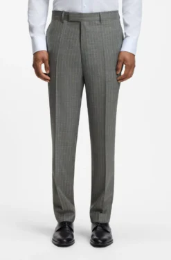 BOSS ONE Two-piece regular-fit suit in a wool blend