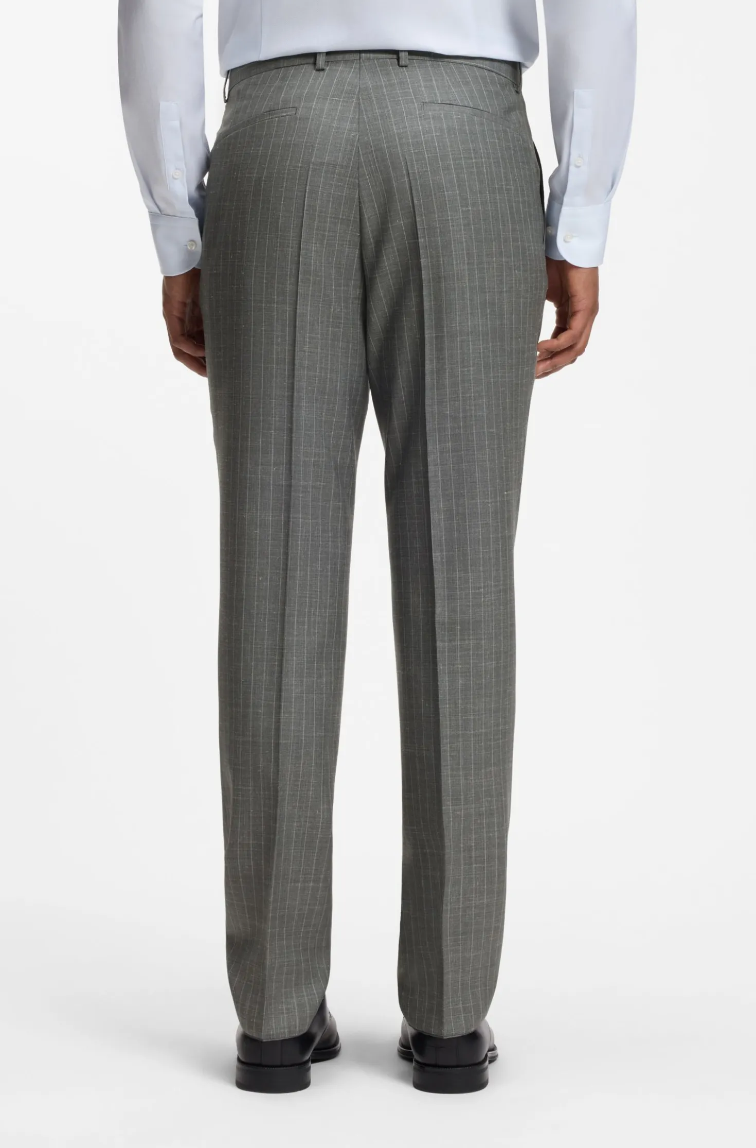 BOSS ONE Two-piece regular-fit suit in a wool blend