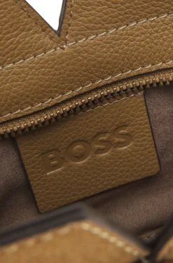 BOSS Revers mini tote bag in suede