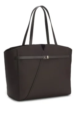 BOSS Revers tote bag in leather with belt detail