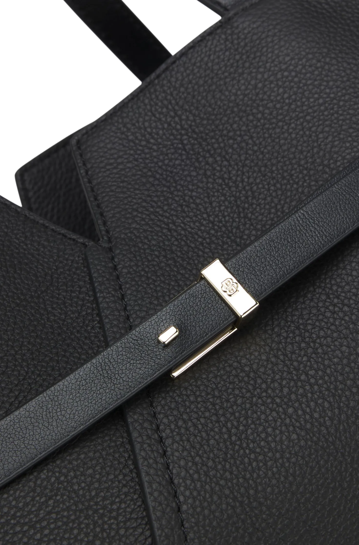 BOSS Revers tote bag in leather with belt detail